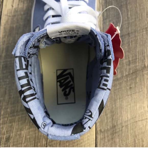 NWT VANS SK8-HI Logo Mix Lavender WMNS AUTHENTIC - Picture 6 of 7